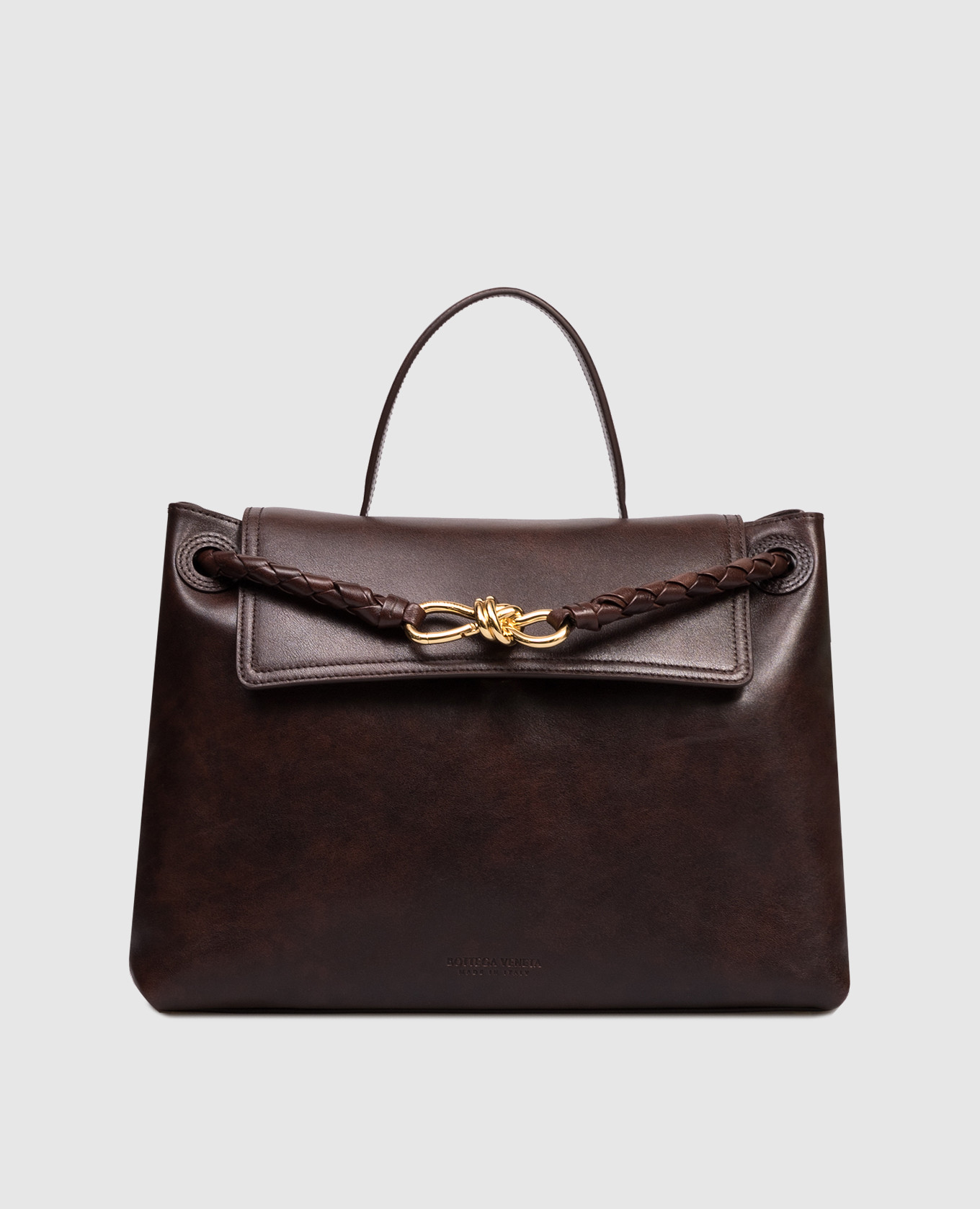 

Brown leather bag Ciao Ciao Bottega Veneta