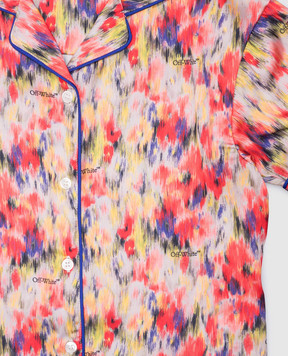 Off-White Children's blouse Watercolor print OGGG002S25FAB002