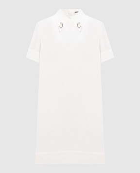 Jil Sander White dress with metal decorative elements J02CT0503J45266