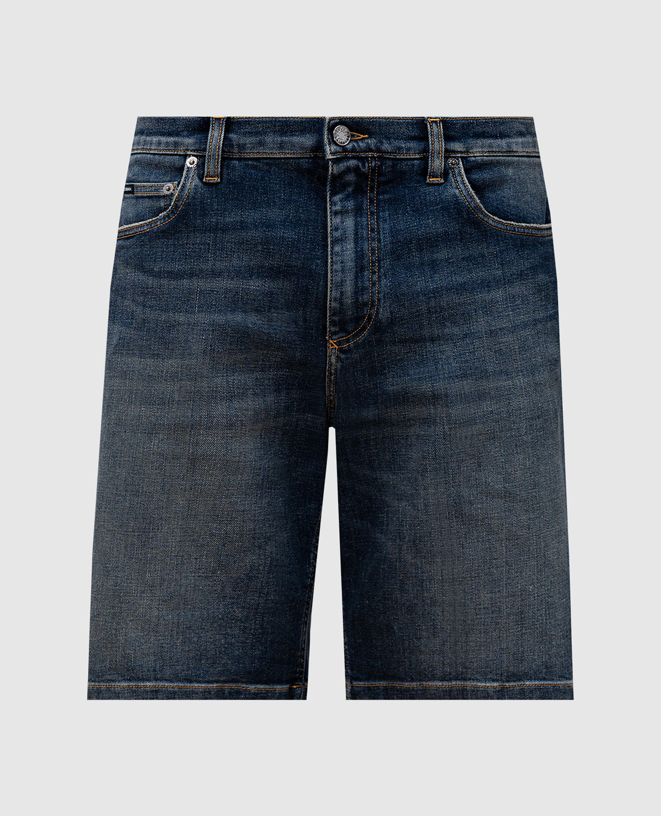 

Blue denim shorts with a distressed effect Dolce&Gabbana