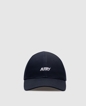 AUTRY Cappellino blu con ricamo logo ACPUC9BB