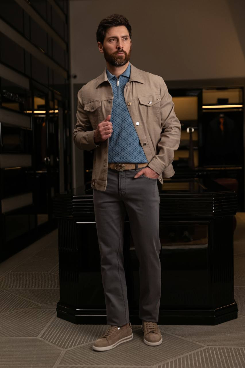 

Gray jeans with logo patch Stefano Ricci, Grey