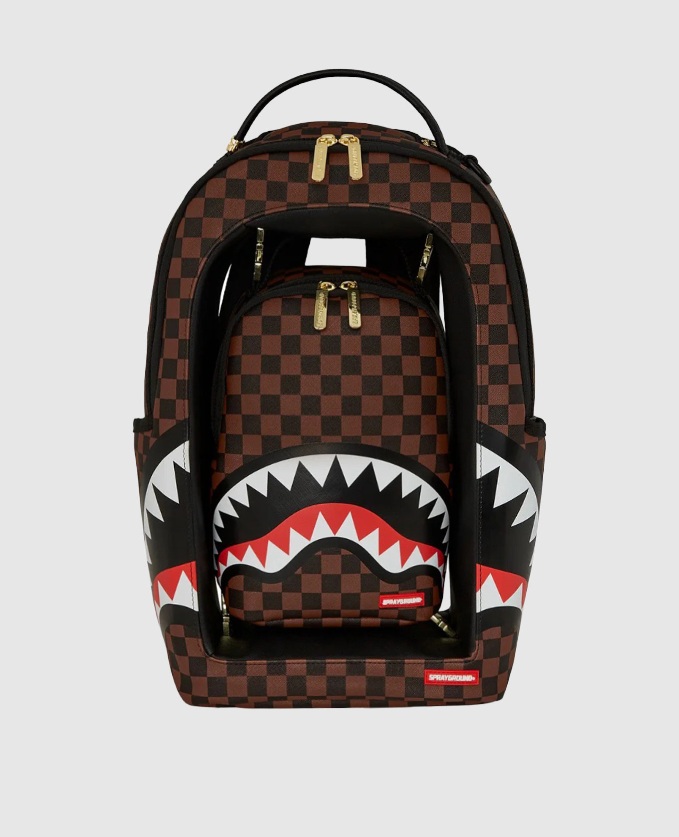 

Children's brown backpack BAG IN A BAG with double design Sprayground