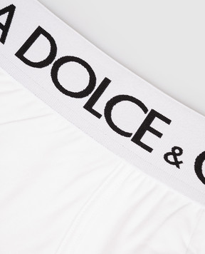 Dolce&Gabbana White boxer briefs with logo M4B97JONN97