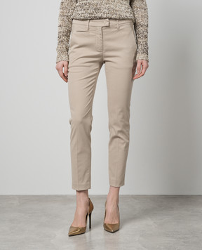 Dondup Perfect beige pants DP066GS0049DBM5