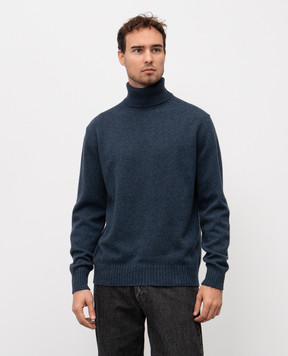 Sease Blue cashmere sweater KT042XG053