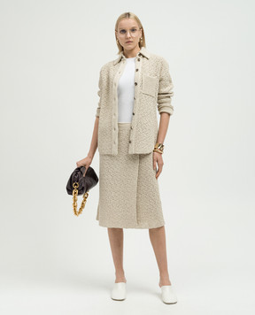 Bottega Veneta Beige openwork shirt 782284V3WM0