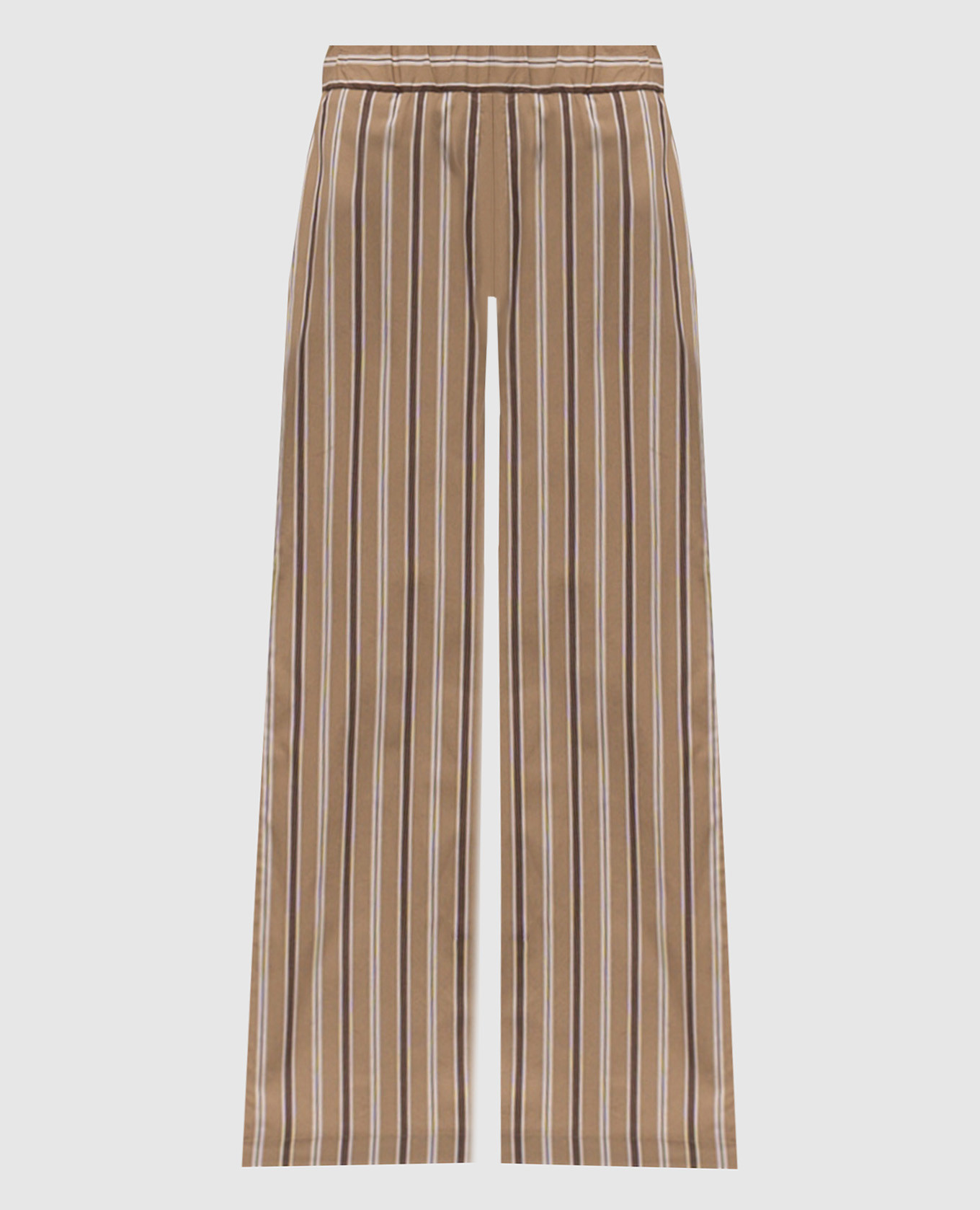 

Brown striped GITANE pants Max & Co