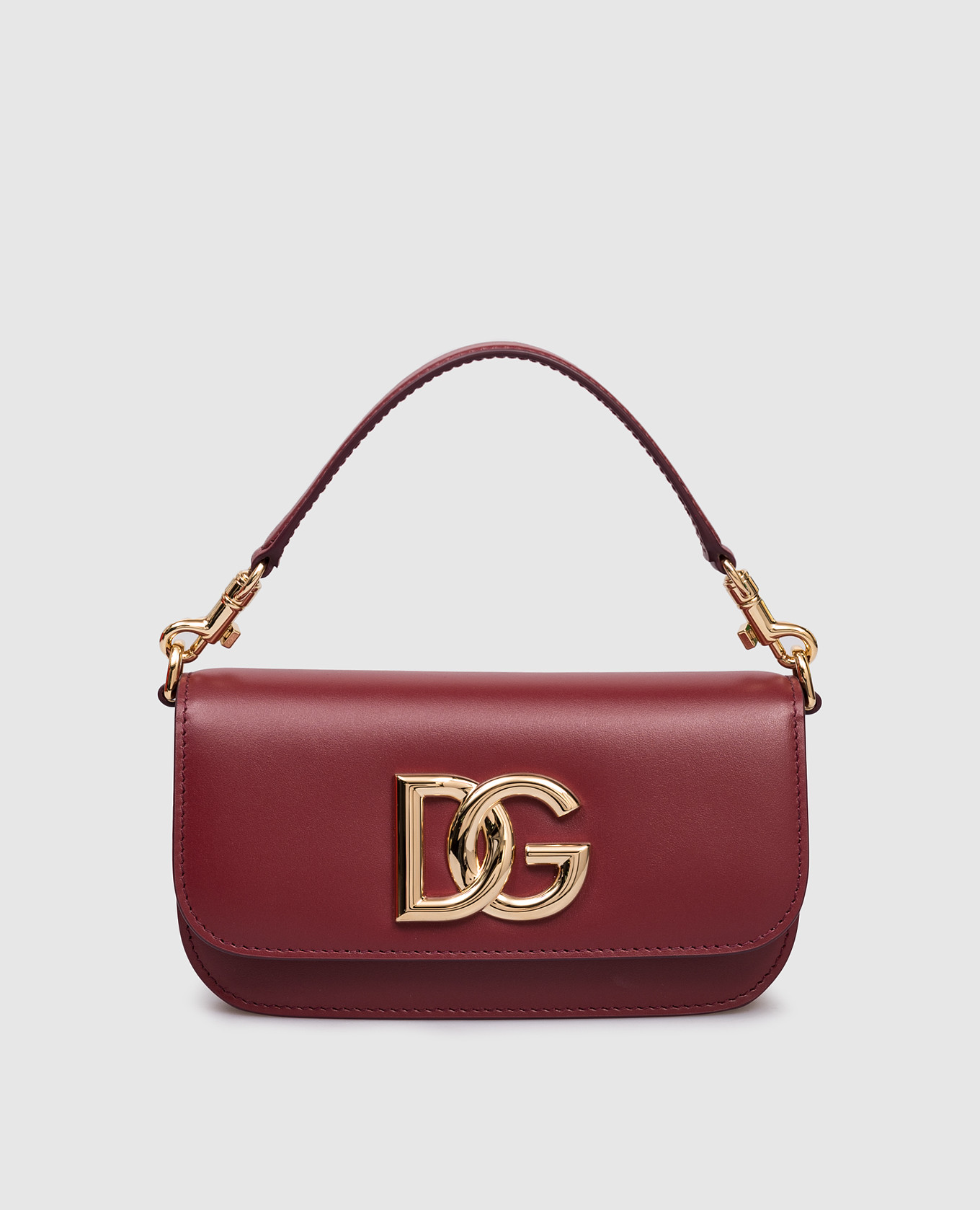 

Burgundy leather cross-body bag 3.5 Dolce&Gabbana