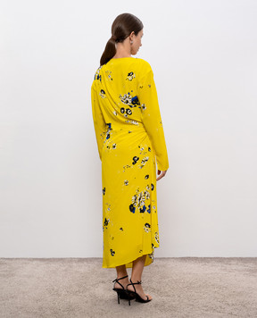 PROENZA SCHOULER Trudie yellow dress with silk R2543027BYP297S
