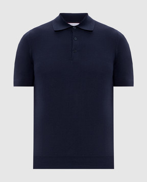 Brunello Cucinelli Blue polo M29800125