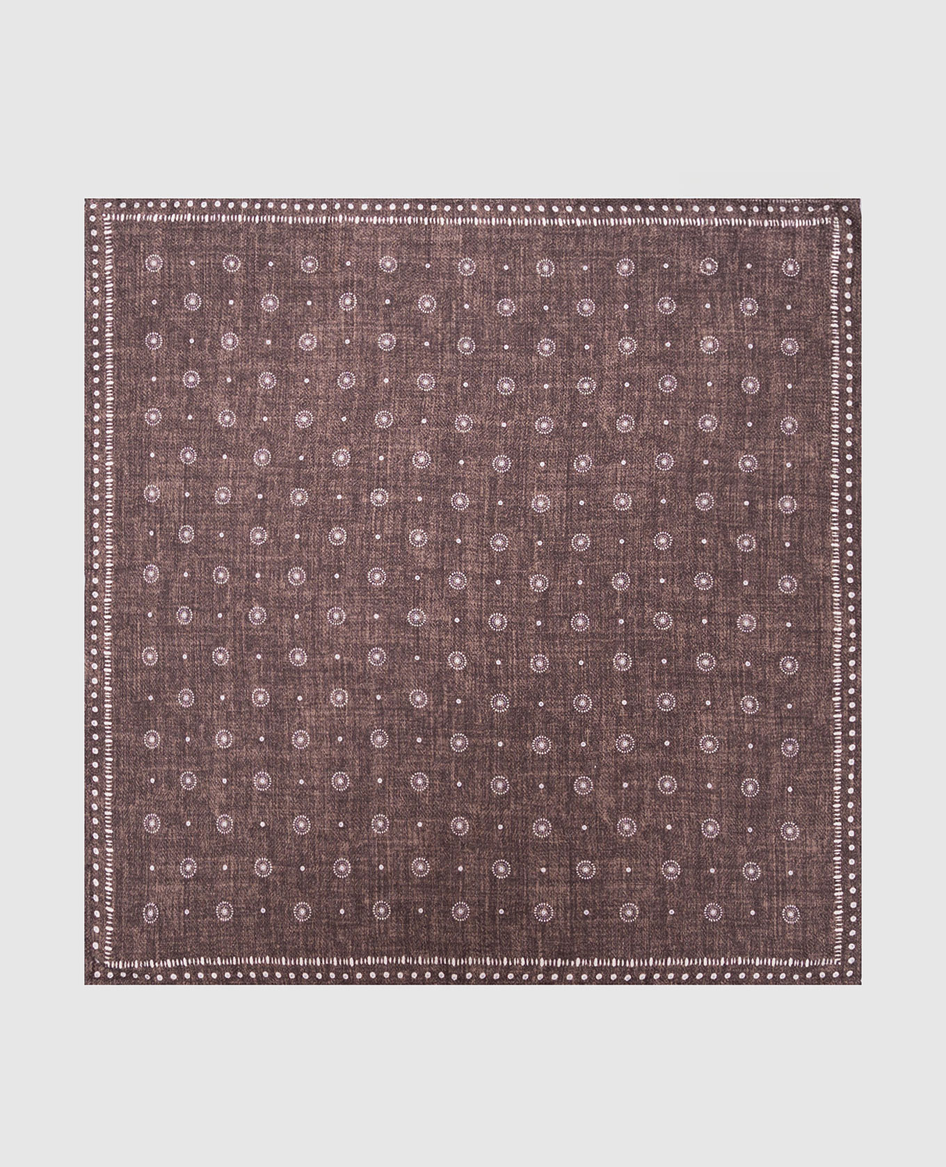 

Reversible printed scarf Brunello Cucinelli, White