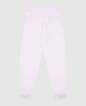 Dolce&Gabbana Children's purple joggers with logo patch L5JPB1G7N0O812+
