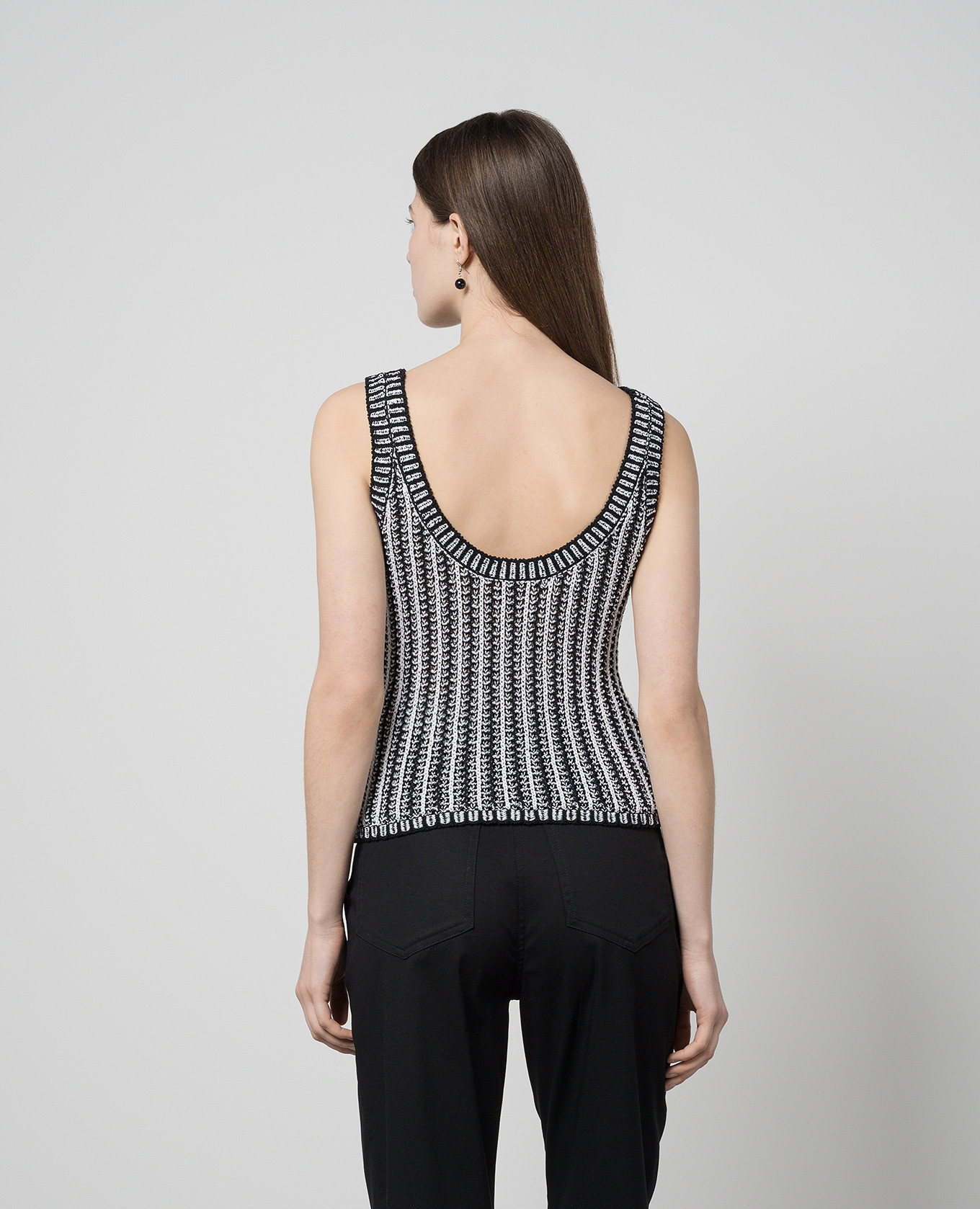 

ARRIGO black striped top Max Mara