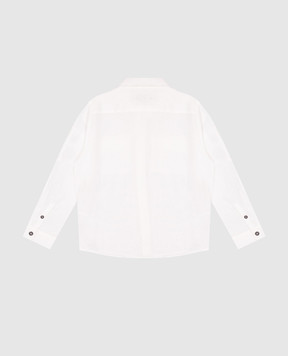 C.P. Company Children's white linen shirt CUC00ALUA011015