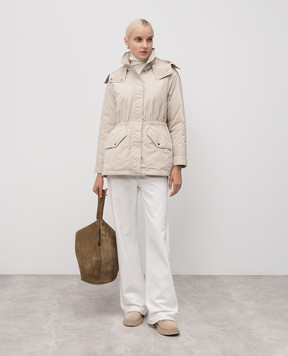 Herno Beige jacket with logo GC000524D12706