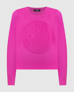 Versace Pink wool and cashmere jumper 10134291A10005