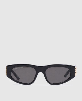 Balenciaga Dynasty D-Frame Black Sunglasses 621642T0001