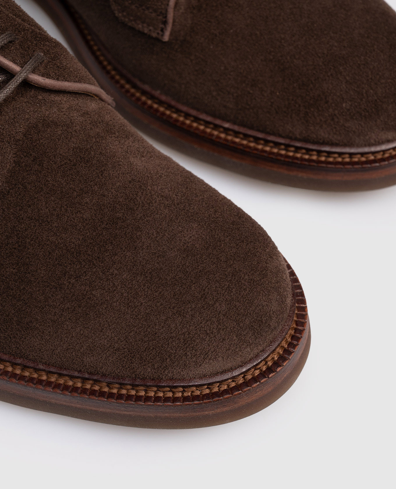 

Brown suede derby shoes Brunello Cucinelli