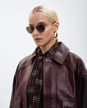 Saint Laurent VESPER gold sunglasses 843055Y9969