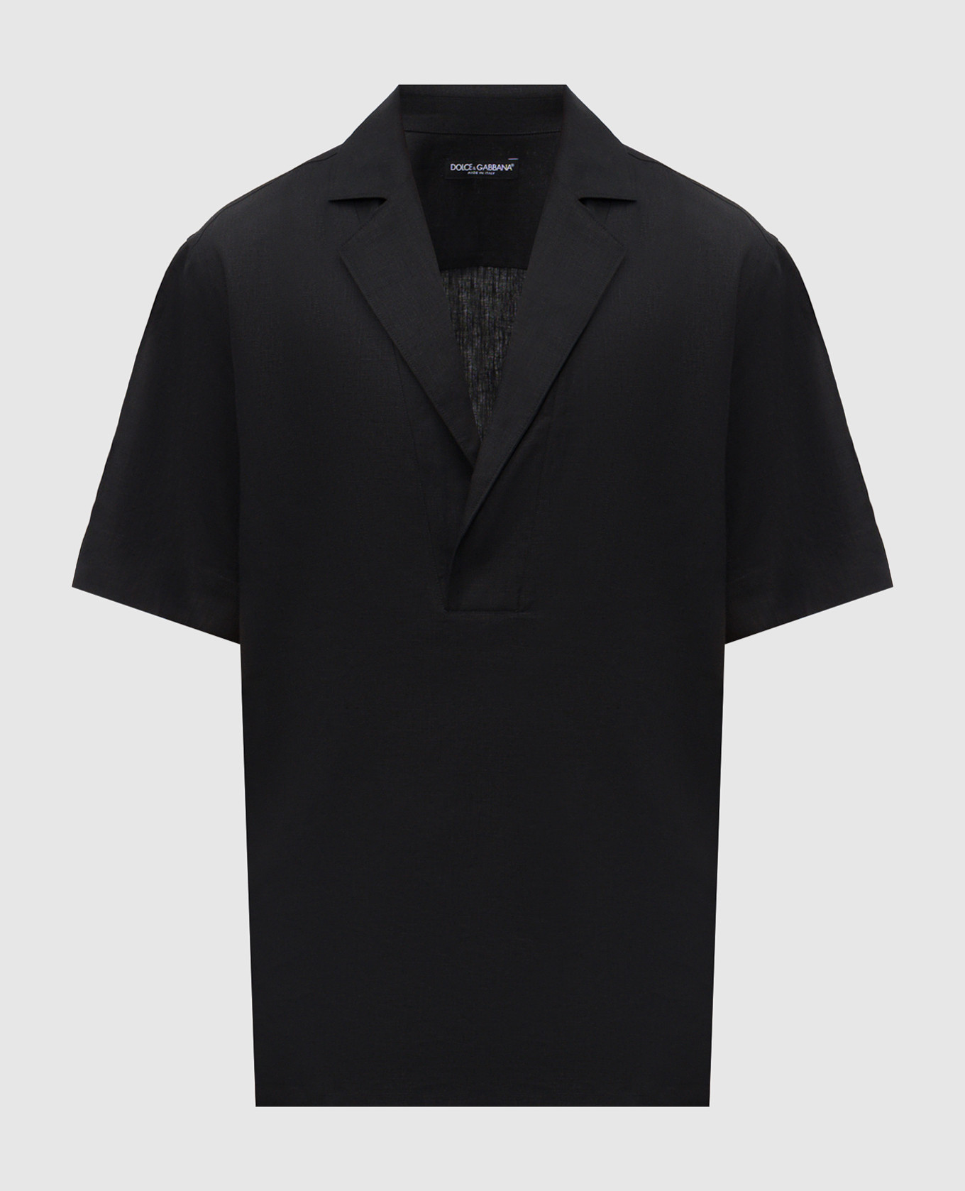 

Black linen shirt Dolce&Gabbana