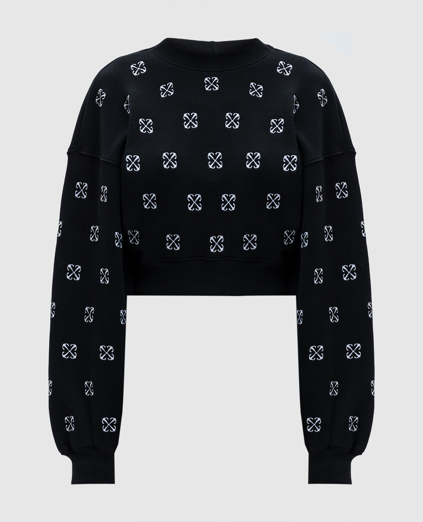 

Black sweatshirt with Arrow logo embroidery Off-White