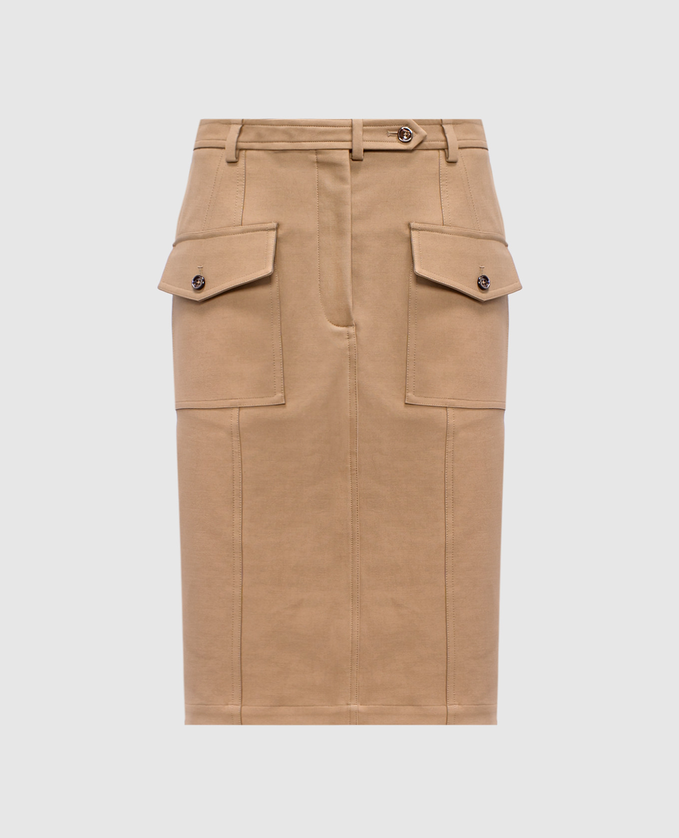 

Khaki pencil skirt Tom Ford