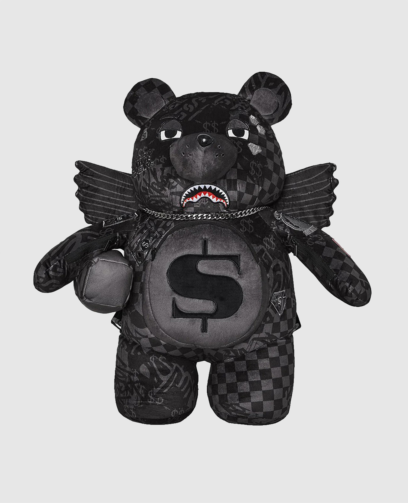 

Children's black backpack 3Am Check Teddy Bear Sprayground