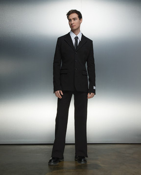 Dolce&Gabbana Black jacket with a patch G2TN1TFU9AT