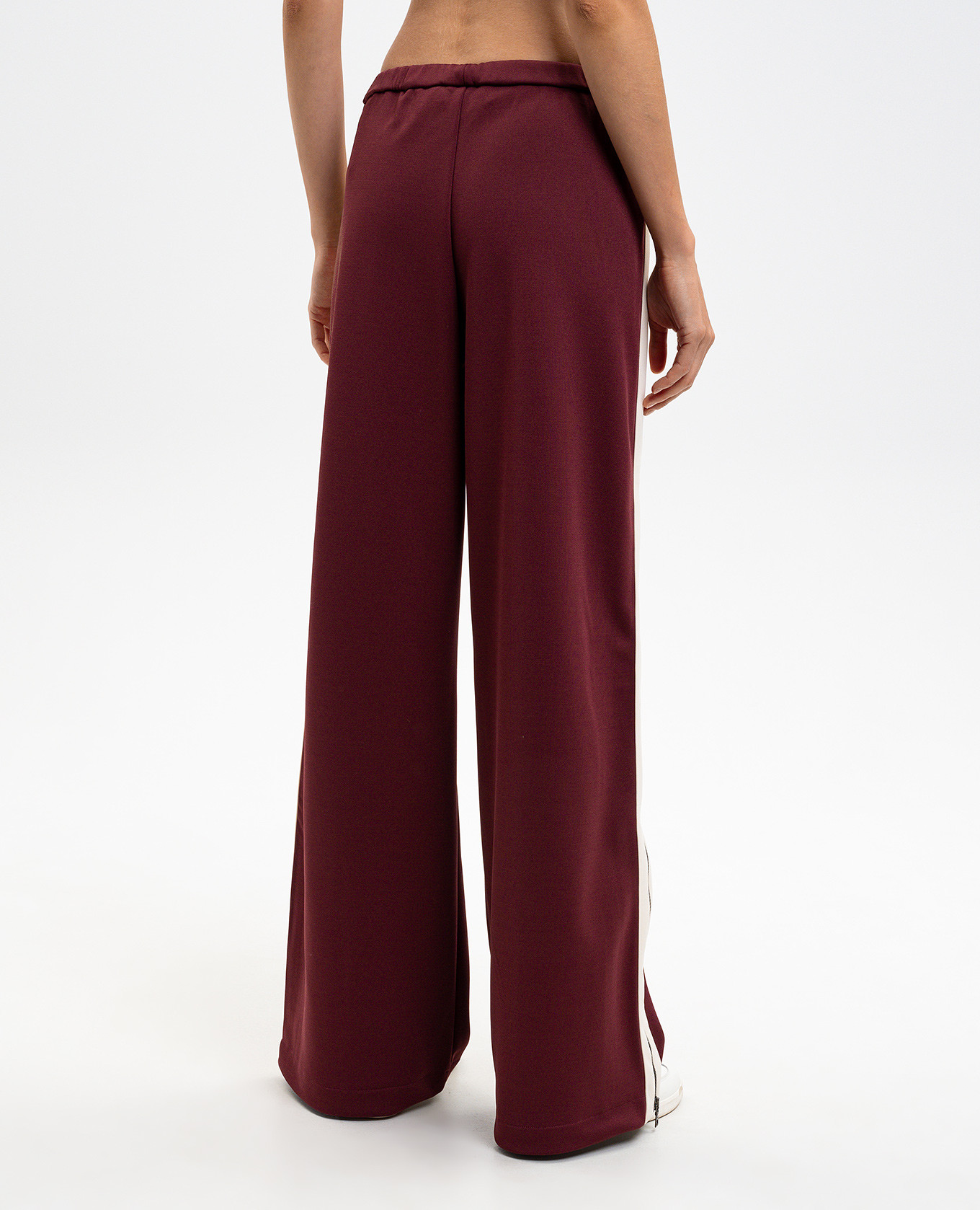 

Burgundy sweatpants with logo Palm Angels