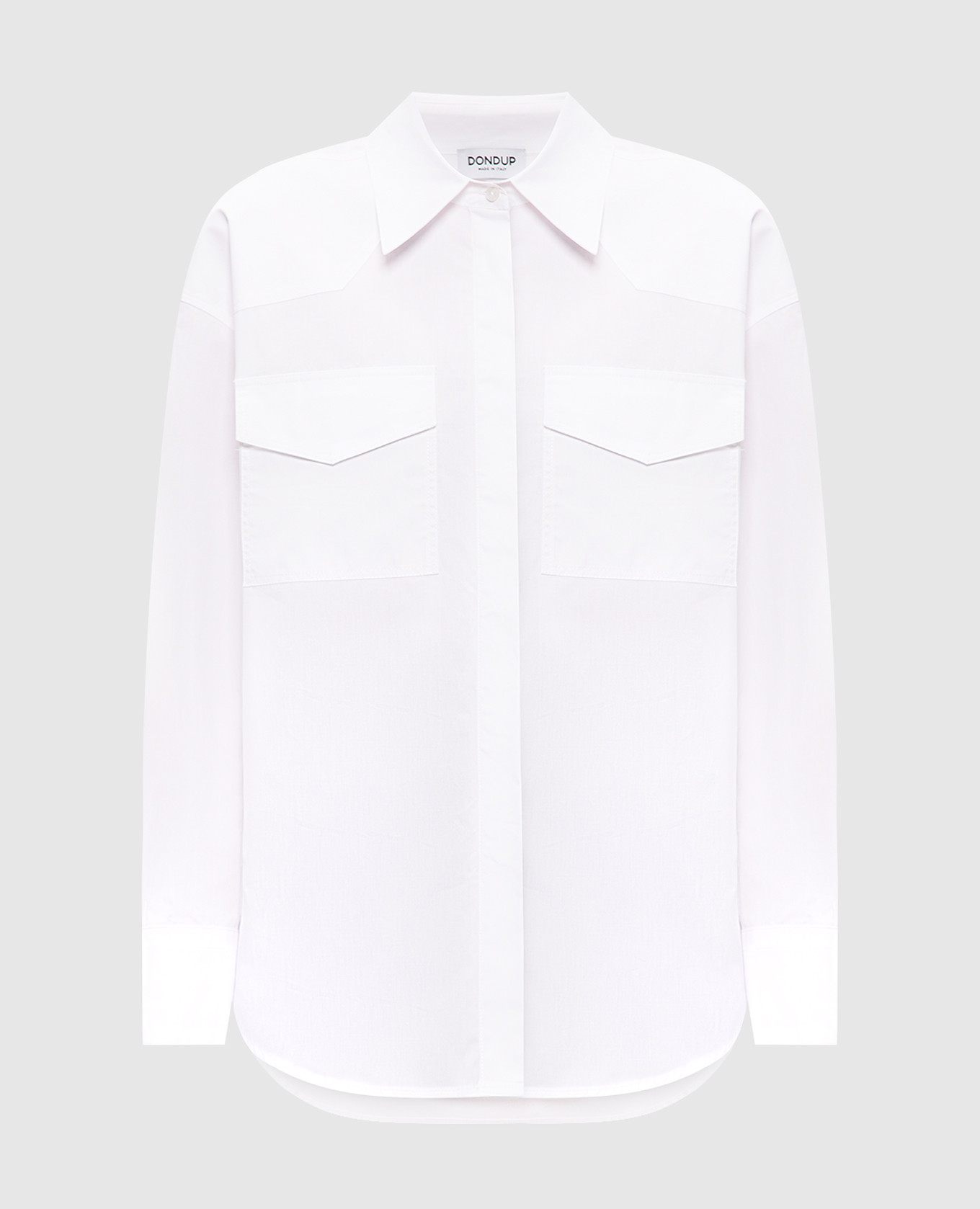 

White shirt with embroidery Dondup