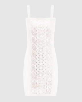Charo Ruiz COTT white lace mini dress 256600