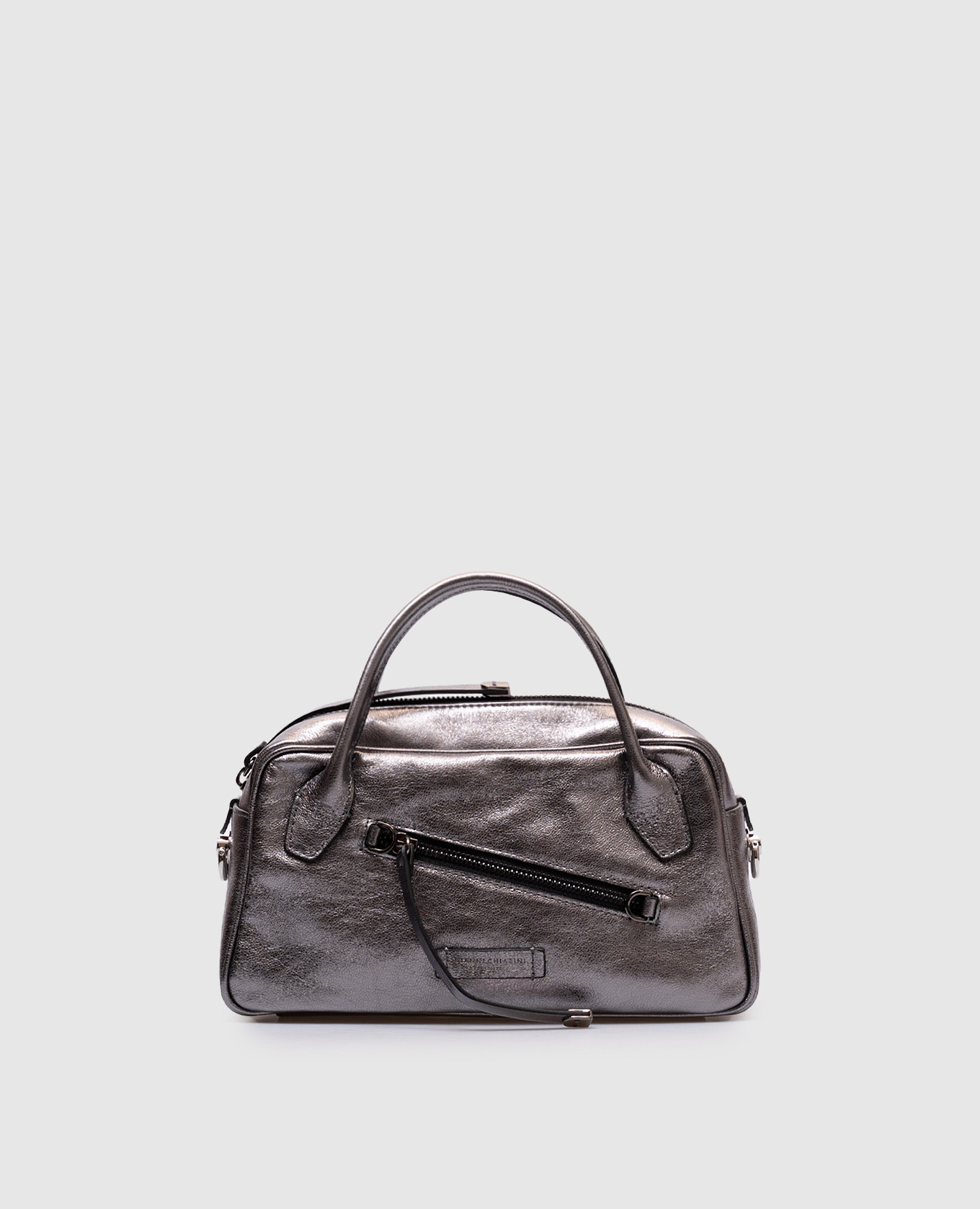 

Silver Cindy leather bag Gianni Chiarini