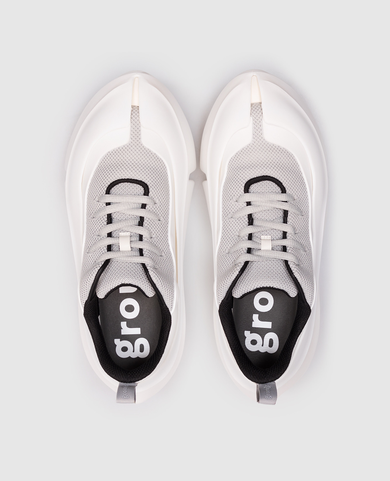 

Gray ORCA WAVE sneakers with logo Grounds, Grey