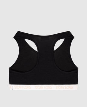 Story Loris Children's black top with logo 25379