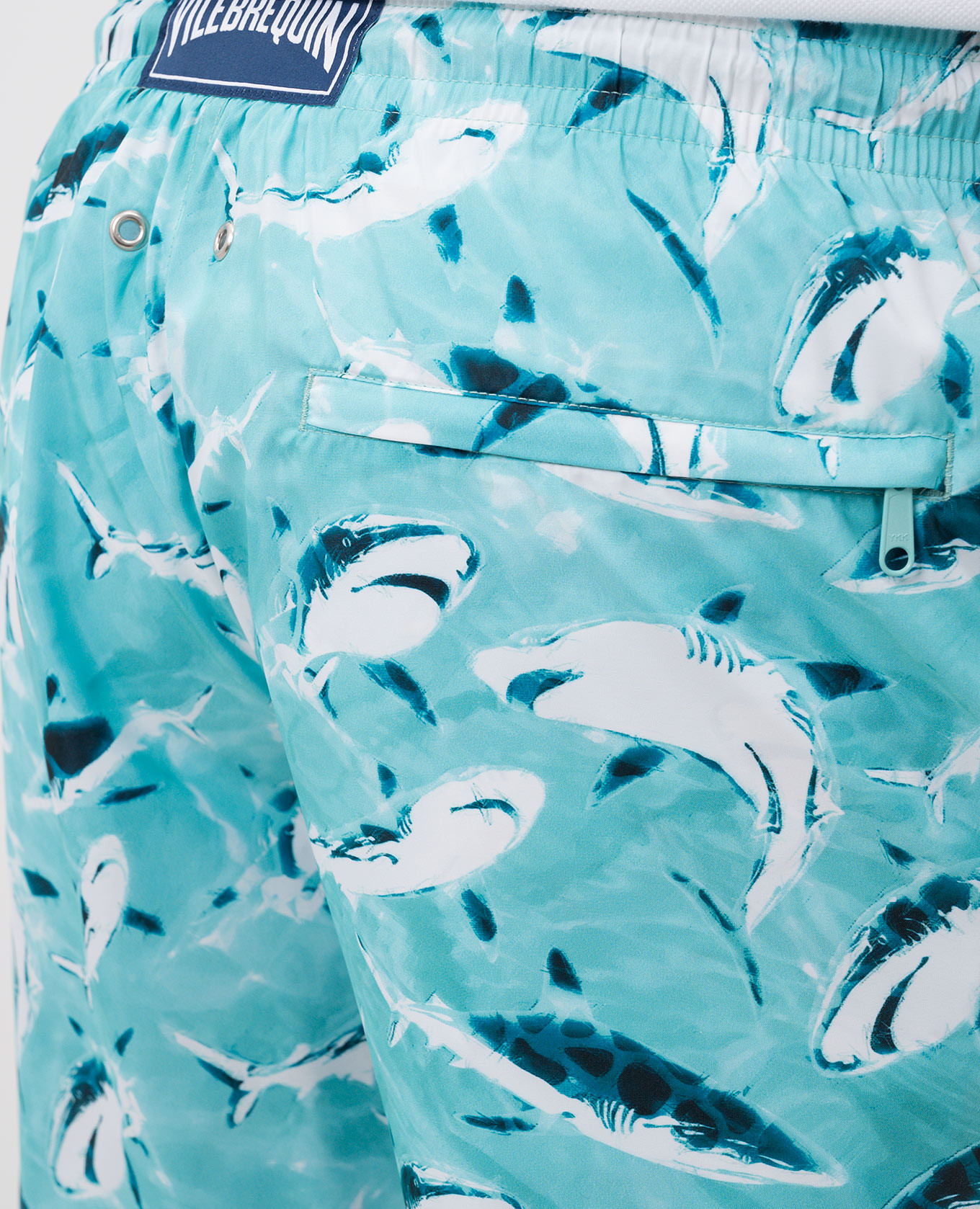 Requins blue print swim shorts Vilebrequin 5