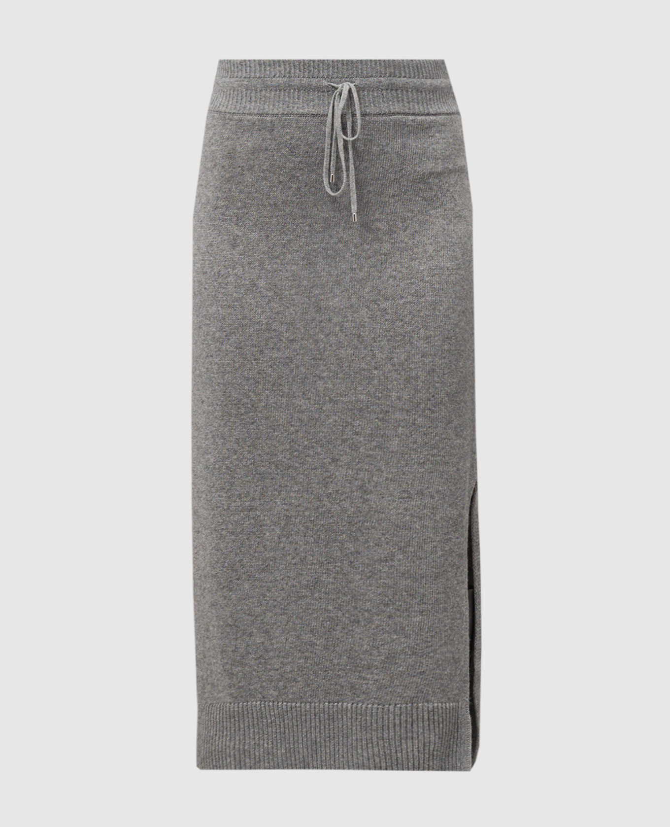 

Gray skirt with wool and cashmere Ermanno Scervino, Grey