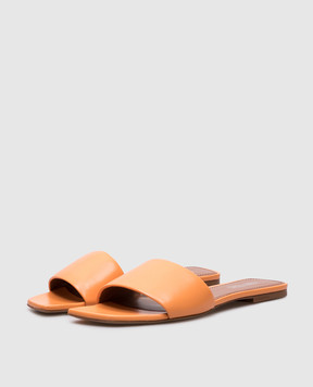 Paris Texas Sanremo orange leather flip-flops PX1647XNPP3