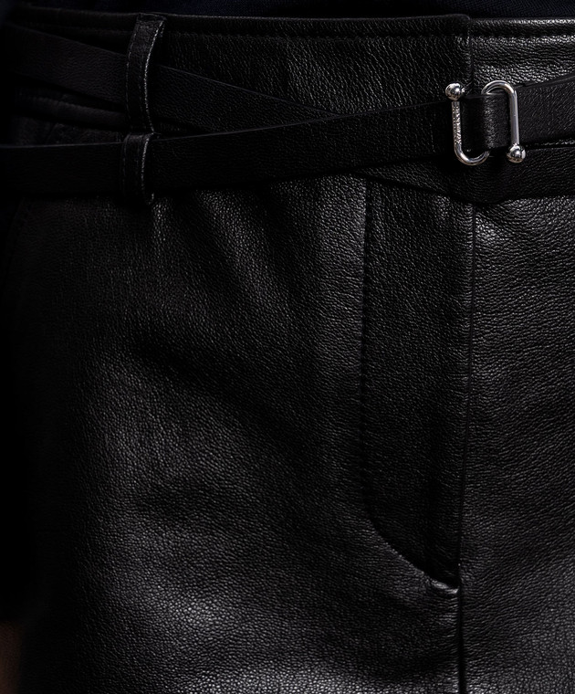 Max Mara Sportmax - Black PATTO leather skirt PATTO - shop