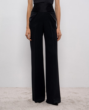 Ermanno Scervino Black pants D476P707TEILM