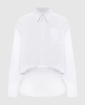 SSHEENA White Choco Cropped Shirt 25FWCHOCOTF25018