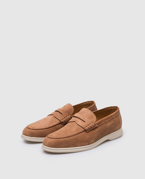 COLOMBO Brown leather loafers CU00071A00899