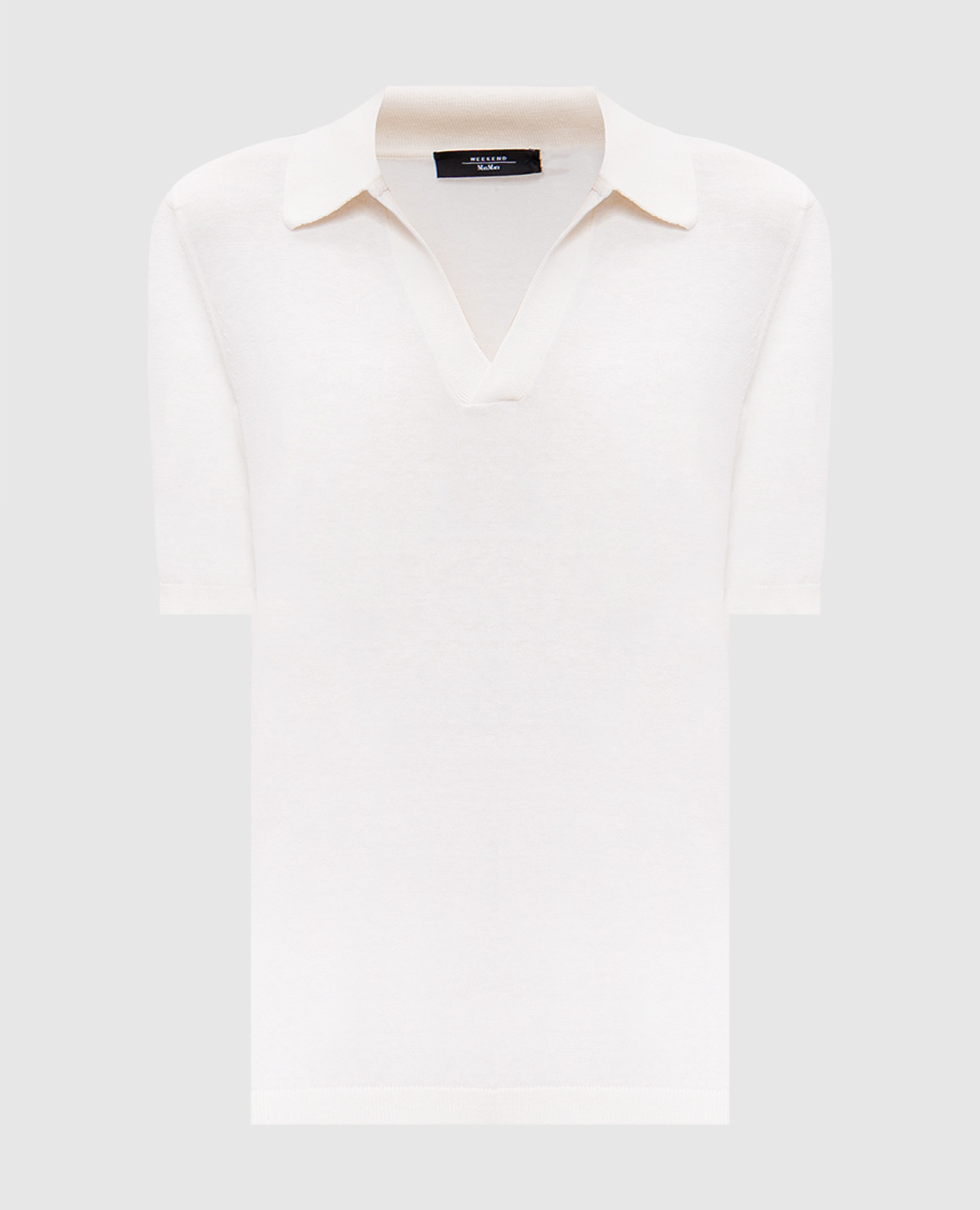 

Beige RONCOLO polo shirt with silk Max Mara Weekend
