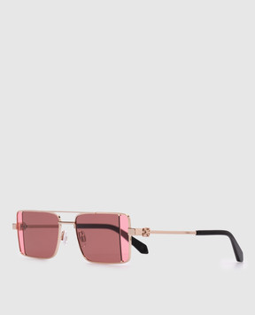 Off-White Cortez Gold/Pink Sunglasses OERI14AS25MET001