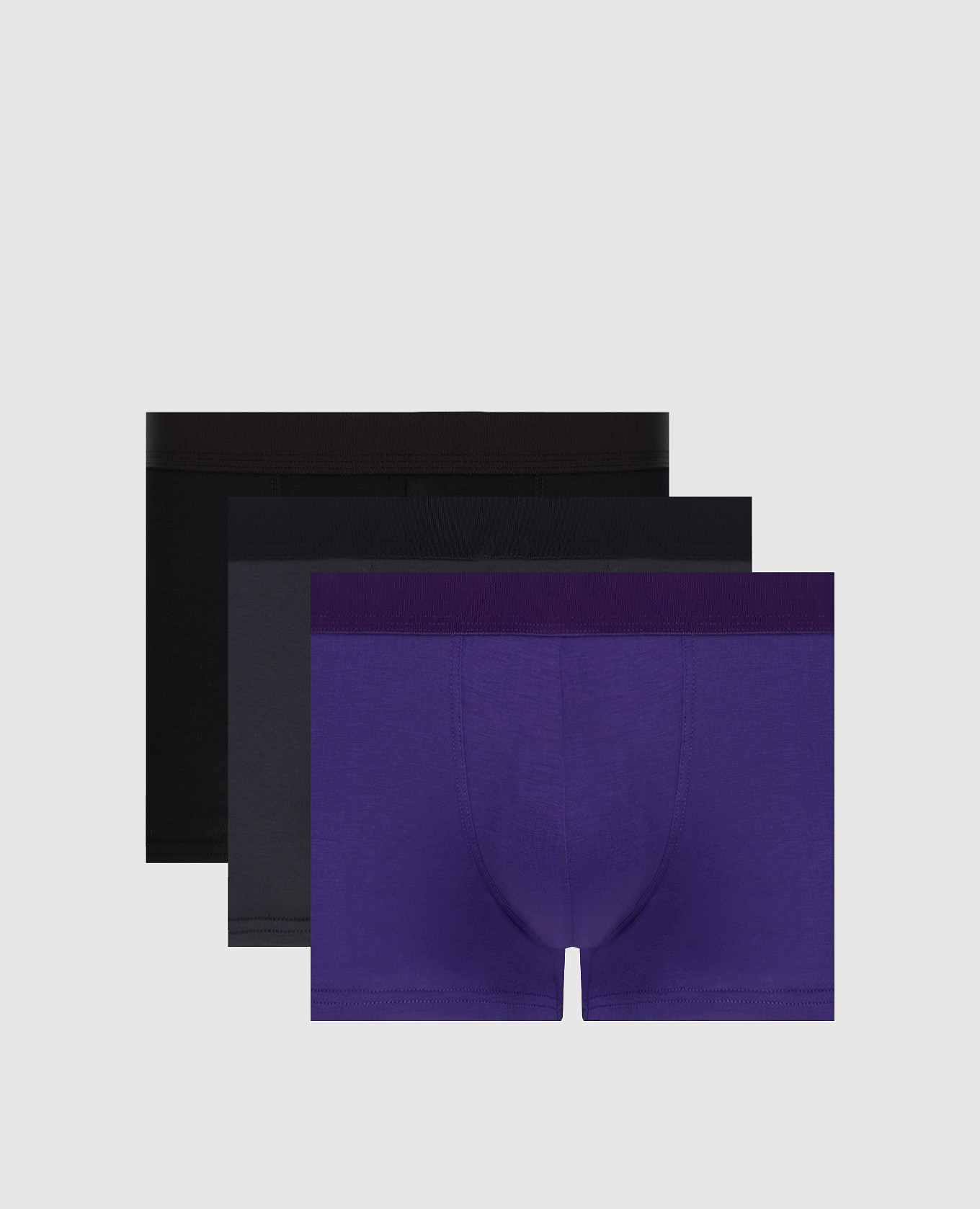 Set of boxer briefs with logo pattern CDLP