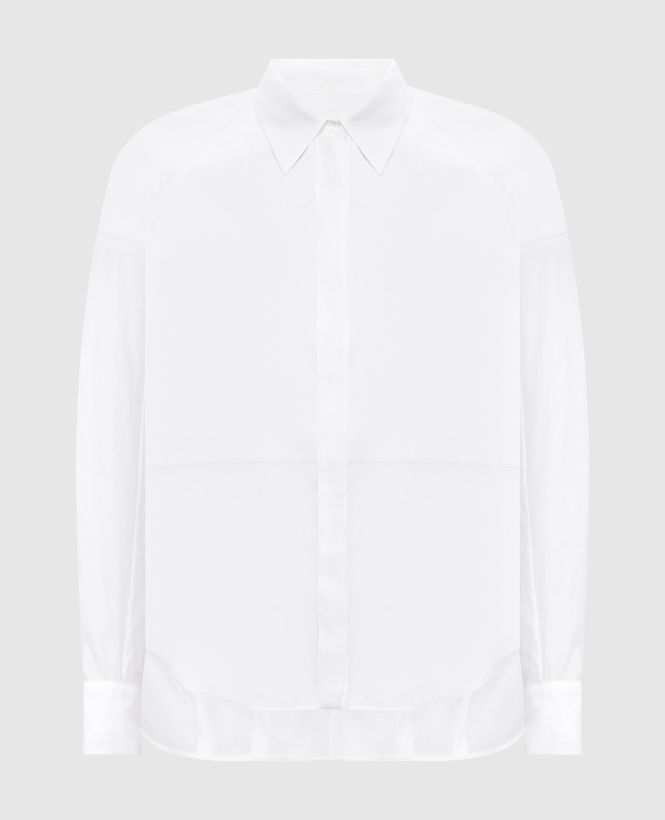 

White blouse with silk Peserico