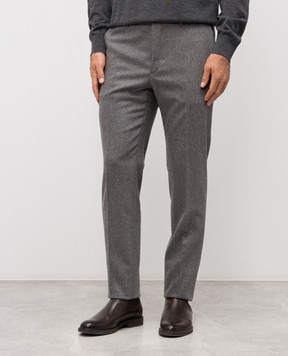 Slowear Gray wool and cashmere pants 1T00984932A