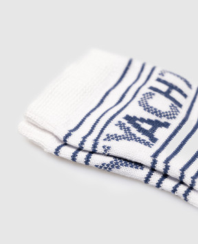 RiminiVeste Mafer children's white striped socks BMC6999