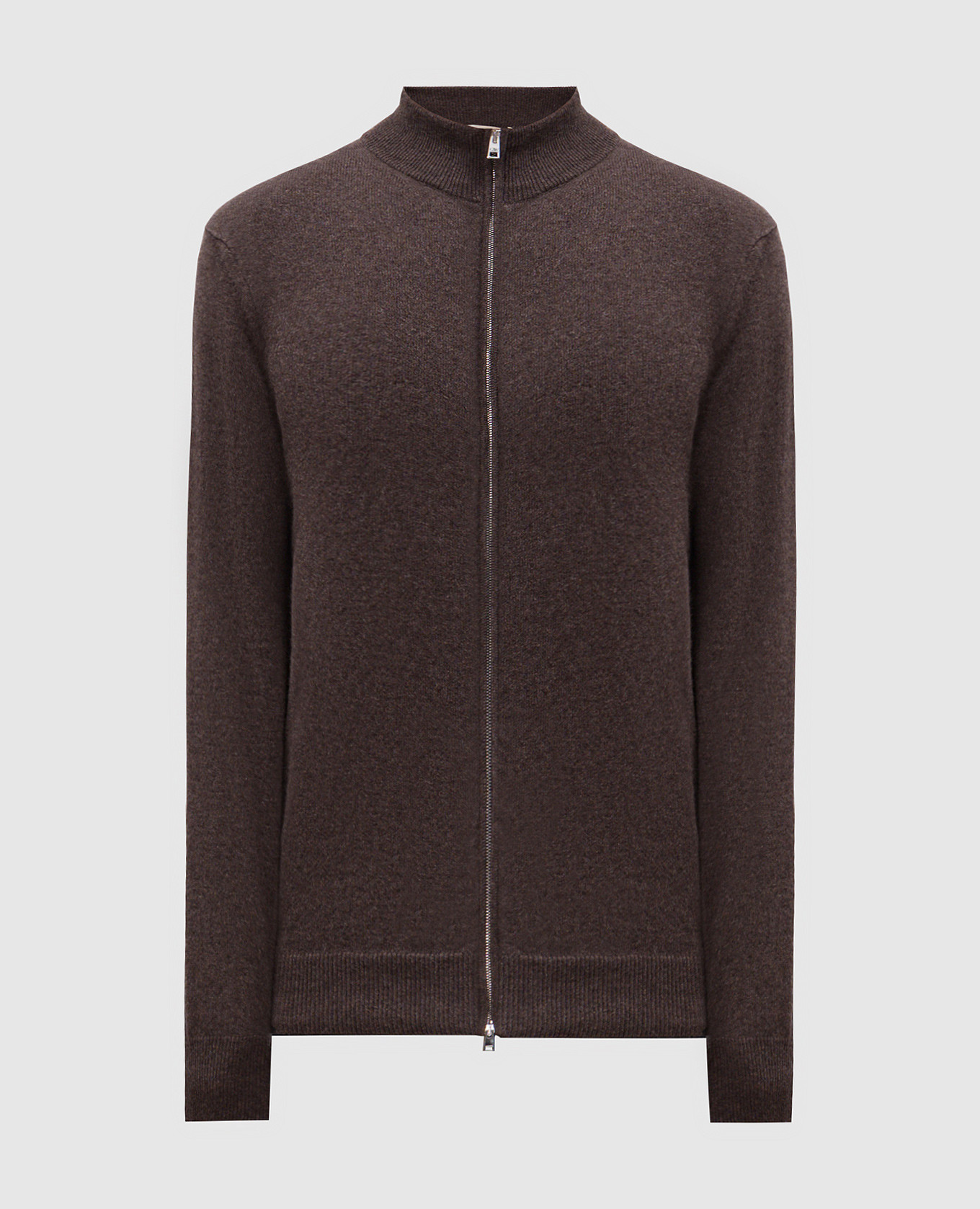 Brown cashmere cardigan