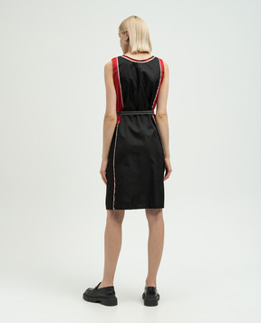 Prada Black dress with logo 2306231WQ8